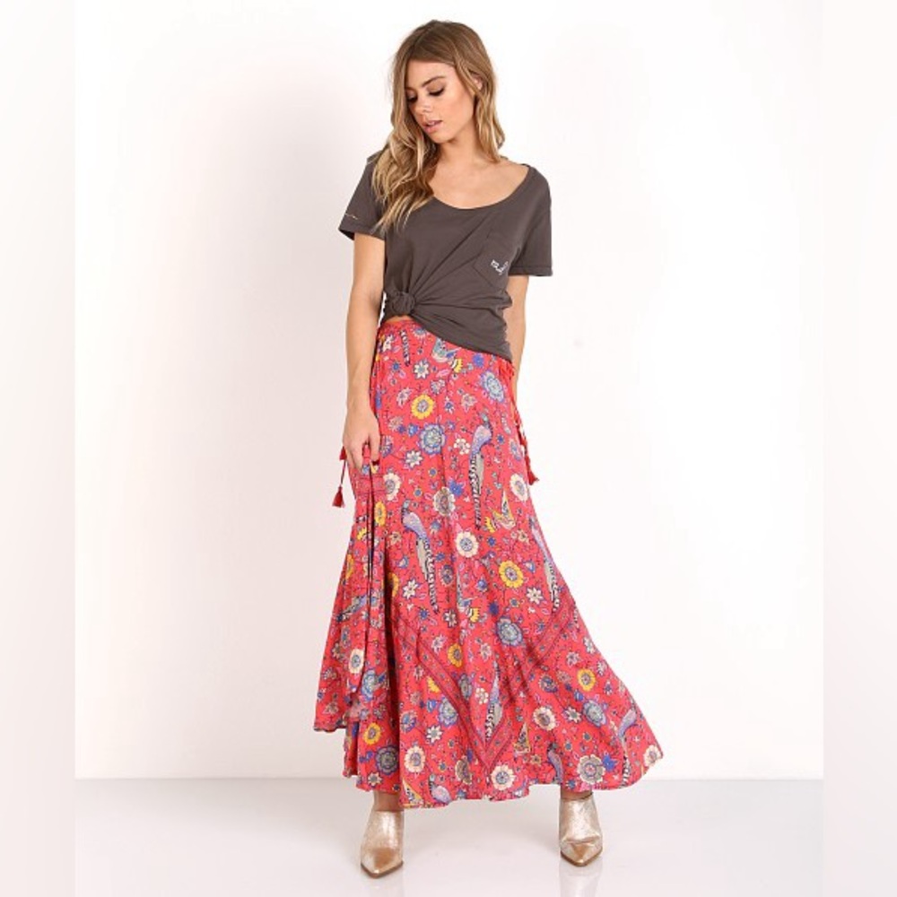 Spell Lovebird Half Moon Maxi Skirt - Picture 7 of 7